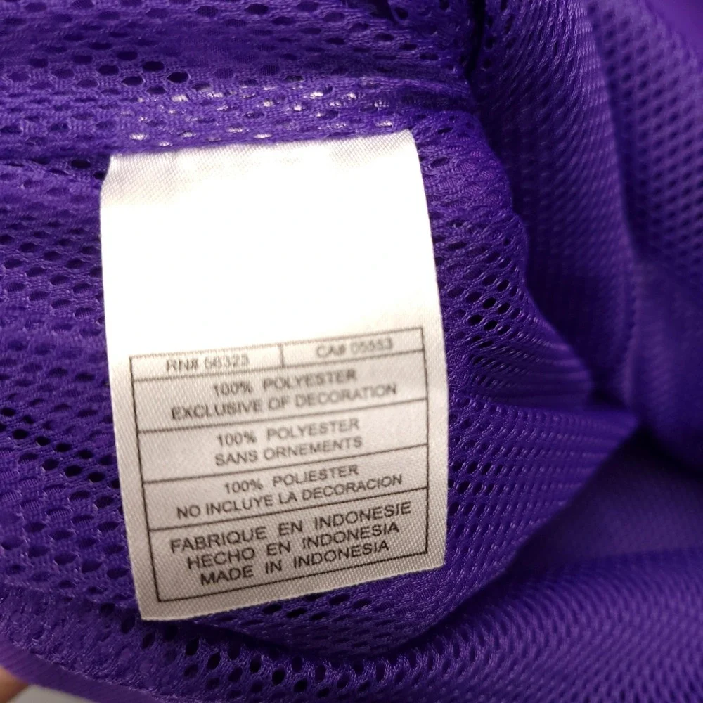 LSU Tigers Jacket Mens 2XL‎ Purple NCAA Football Nike Quarter Zip Pullover